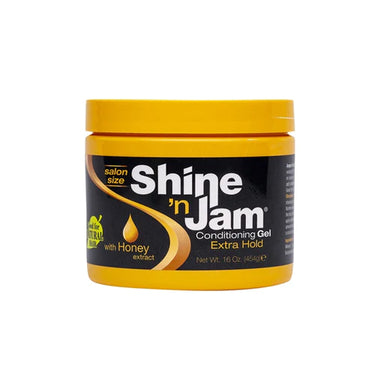 AMPRO SHINE 'N JAM CONDITIONING GEL EXTRA HOLD- 16 OZ, Sareya Beauty supply store in calgary, braiding hair hair extenstion, hair extension store